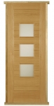 Monza  Prehung Solid Oak External Door